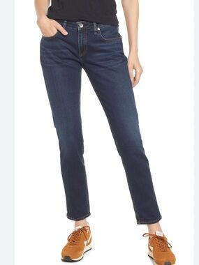 rag & bone Navy Dre low rise slim boyfriends Women's Jeans